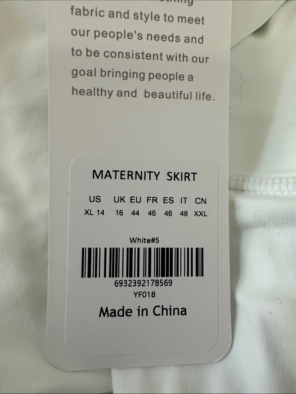 Butterluxe Maternity A Line Skirt 14.5'' - Picture 5 of 5